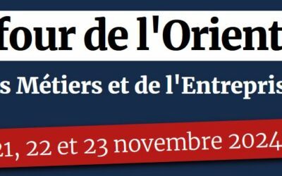 Invitation au Carrefour de l’Orientation à Cholet du 21 au 23 novembre